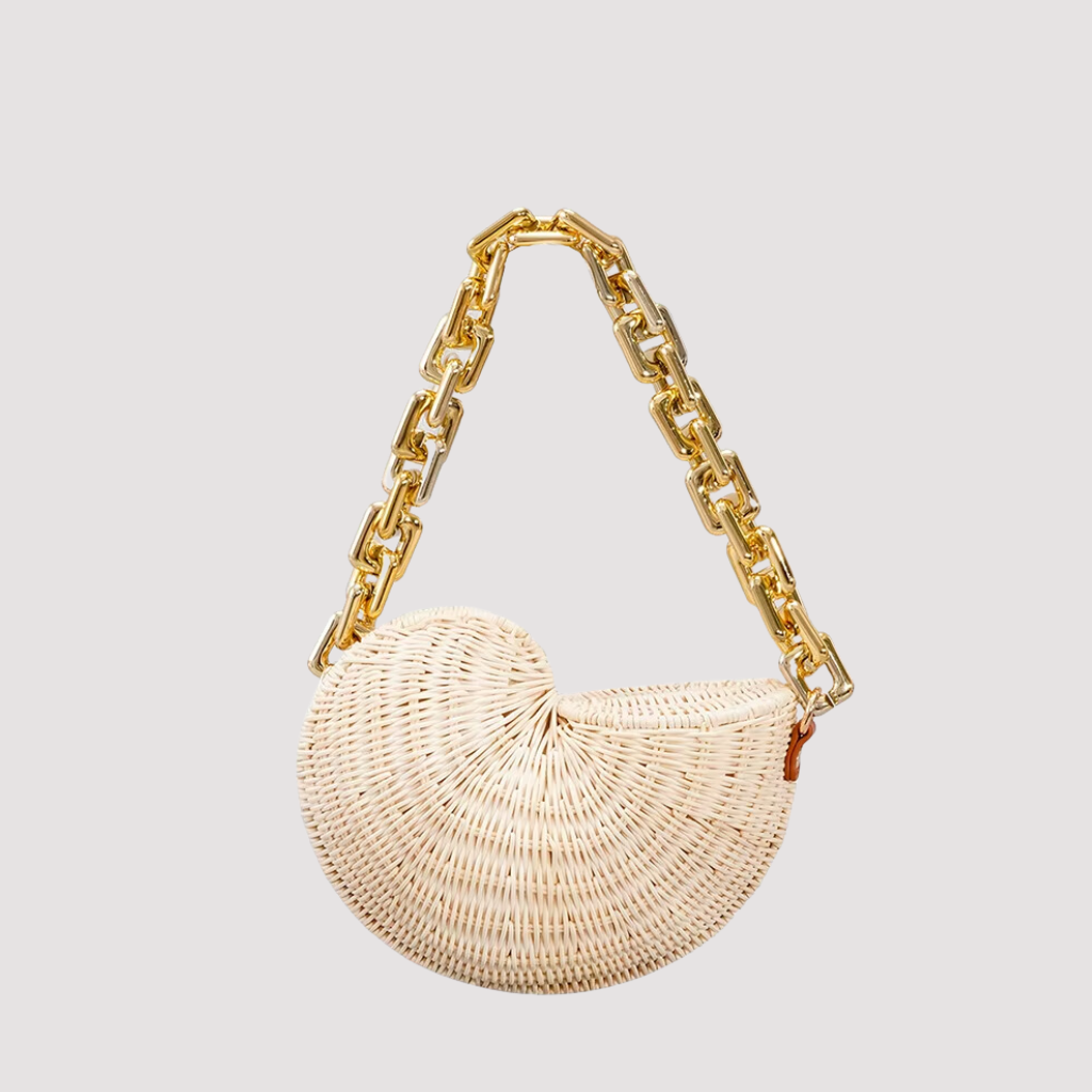 Bolso Playa Paja Tejido a Mano Gran Espacio Amplio Coraline