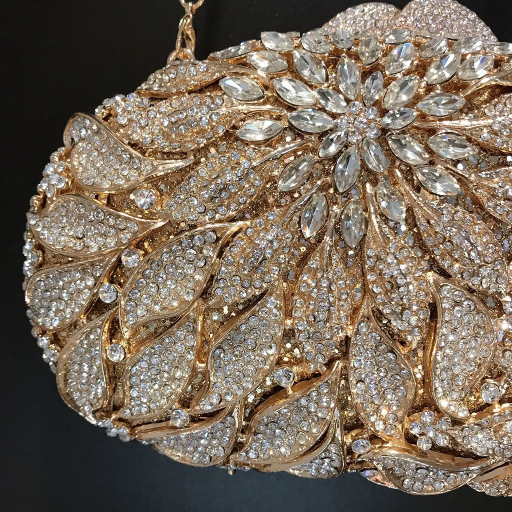 Bolso Clutch Elegante Para Bodas Y Fiestas De Noche Bruxelles