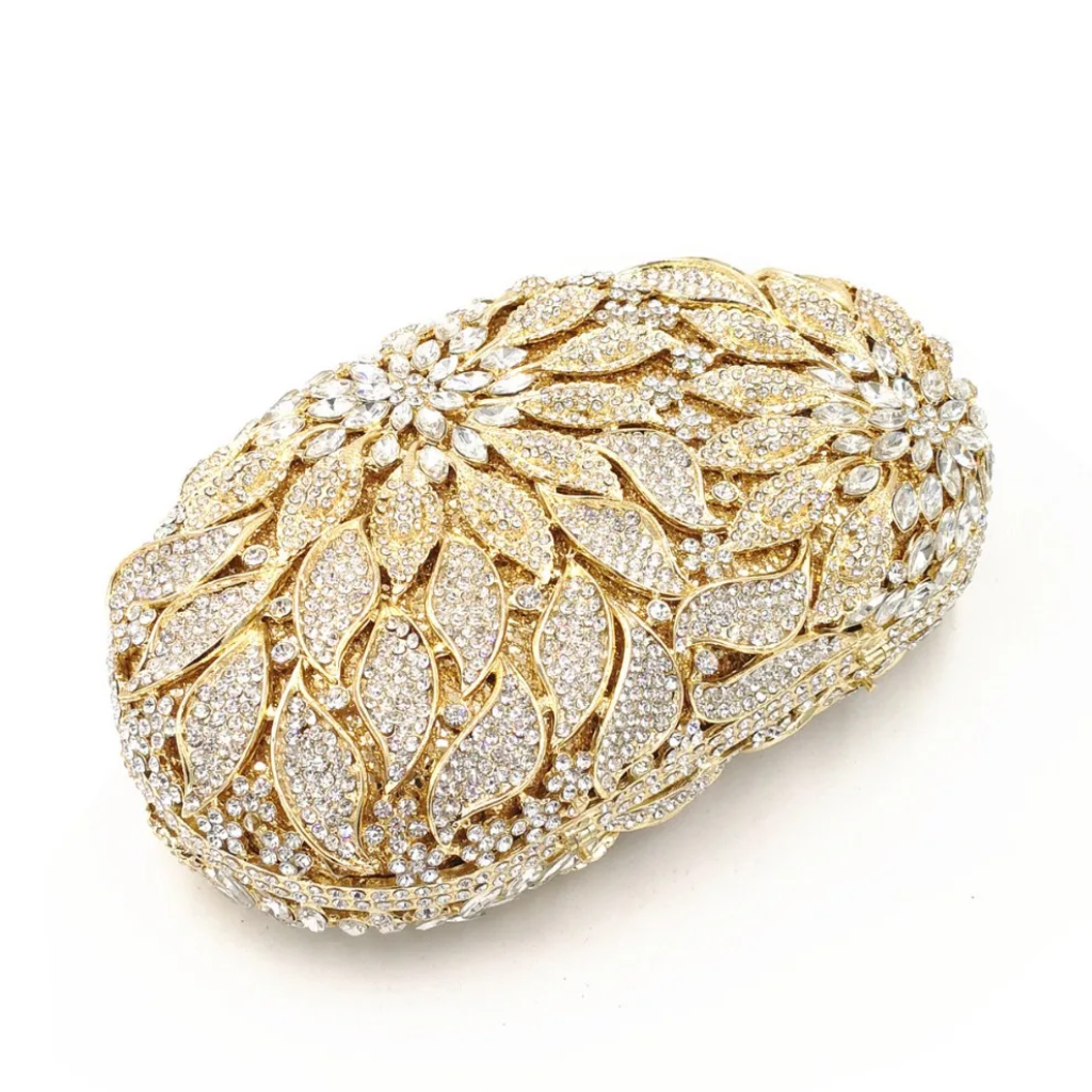 Bolso Clutch Elegante Para Bodas Y Fiestas De Noche Bruxelles