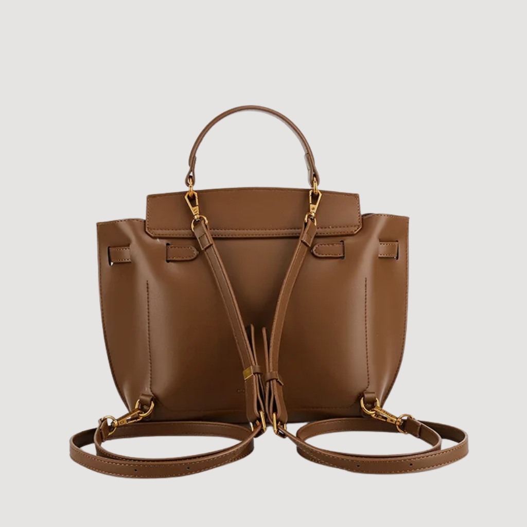 Bolso Cuero Auténtico Bolso De Mano Elegante Madrid