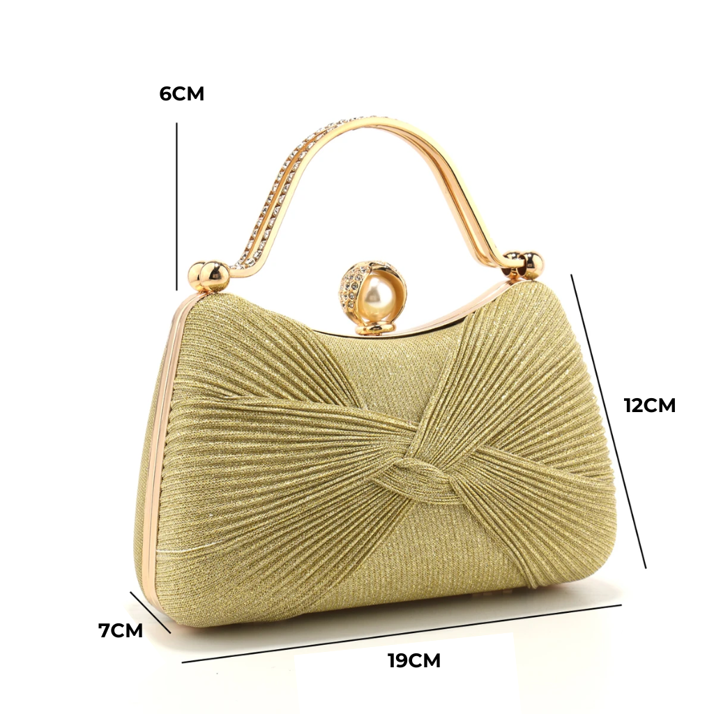 Bolso Clutch Fiesta Elegante Compacto Para Bodas Alassio