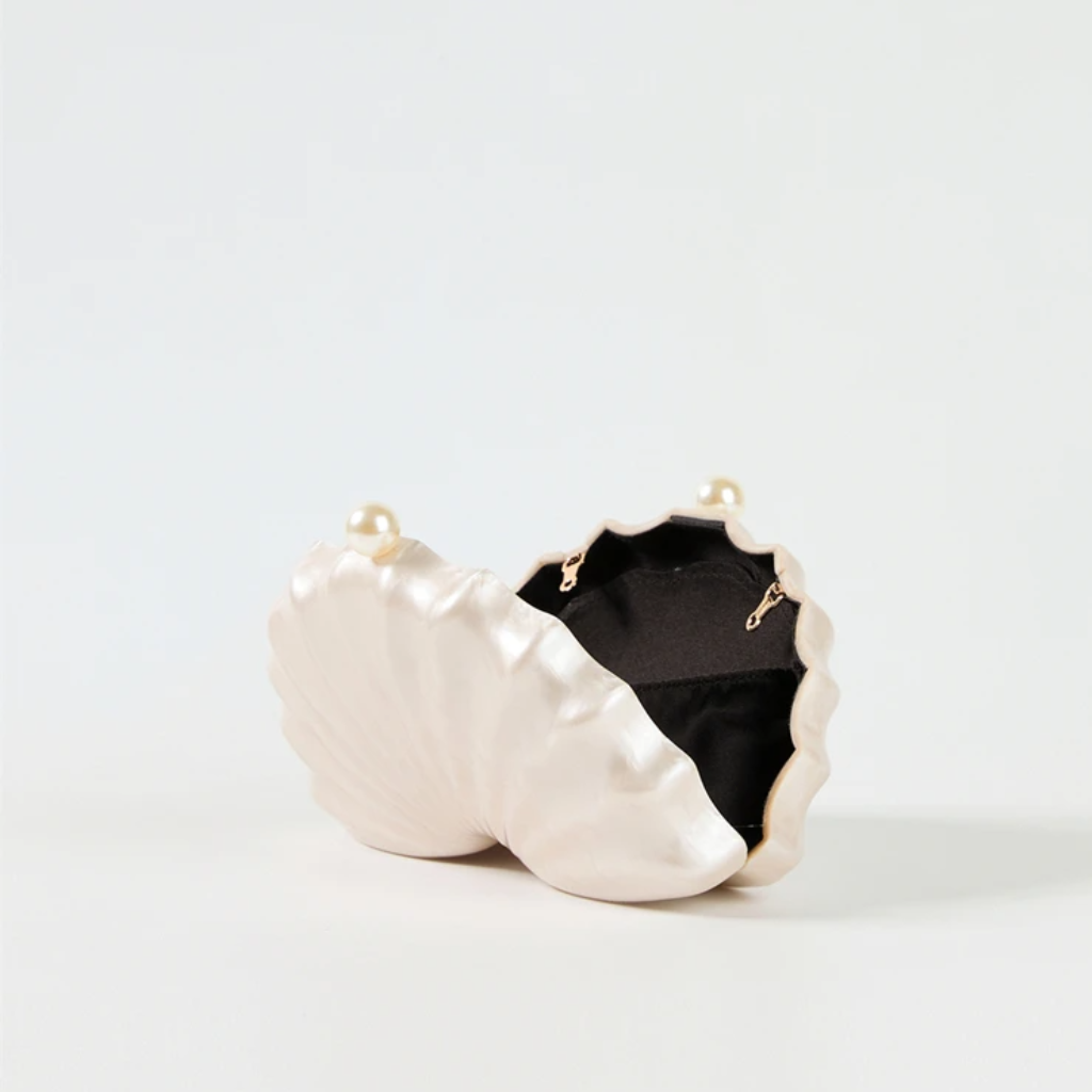 Bolso Clutch Fiesta Elegante Distinción Madrepérola