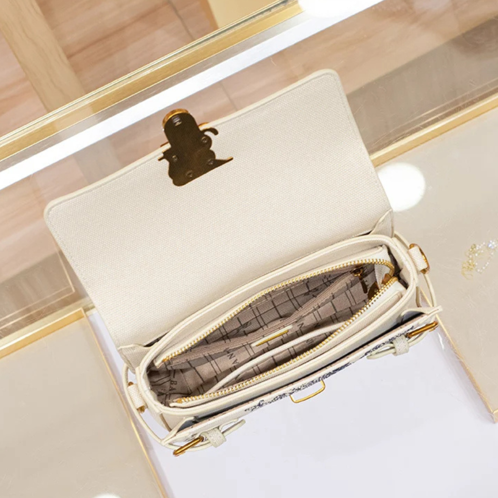 Bolso de Hombro Elegante y Versátil Con Cierre Seguro Arabella