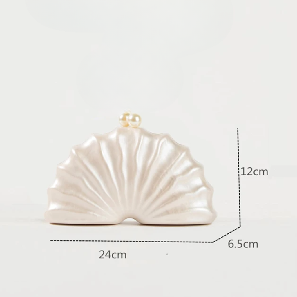 Bolso Clutch Fiesta Elegante Distinción Madrepérola