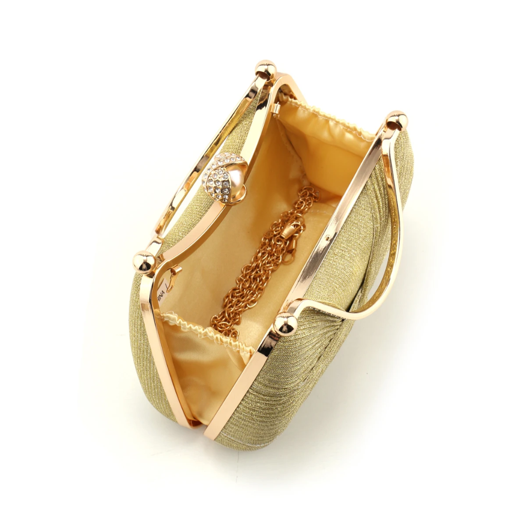 Bolso Clutch Fiesta Elegante Compacto Para Bodas Alassio