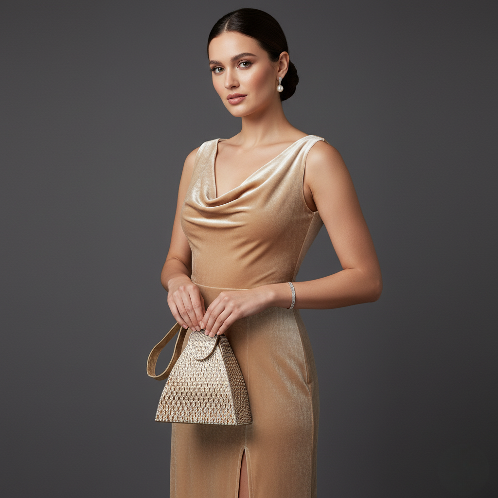 Bolso Clutch Fiesta Elegante y Compacto para Bodas Merano